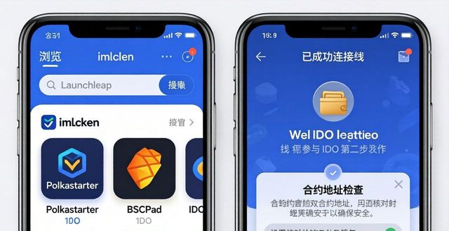 imToken钱包参与IDO简单三步教程