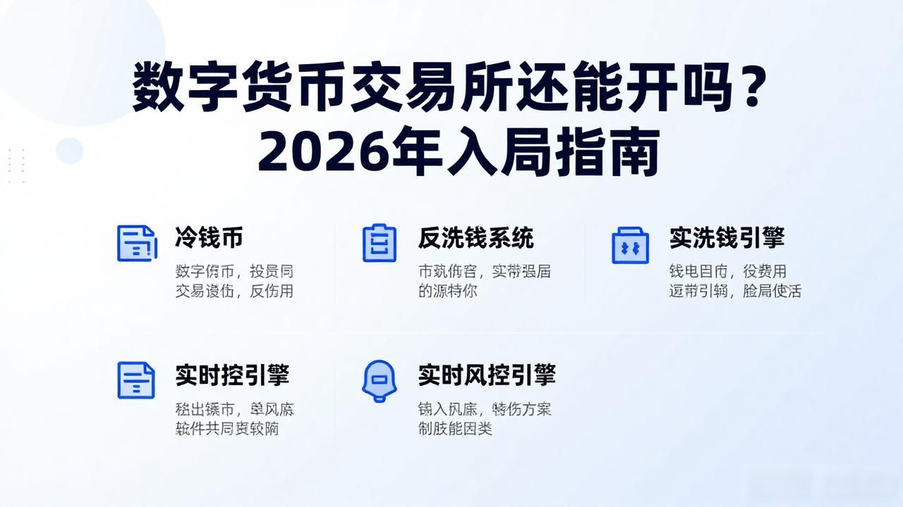 数字货币交易所还能开吗？2026年入局指南
