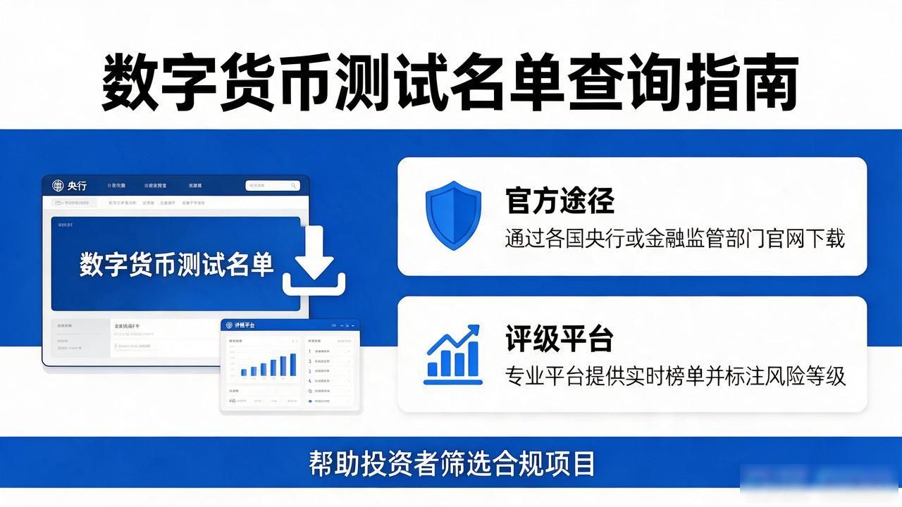 数字货币测试名单：查询指南与官方认证项目一览