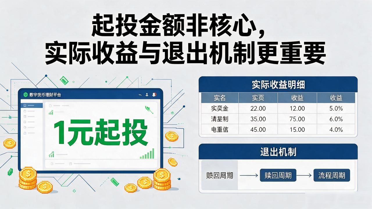 数字货币理财最低多少钱能起投？新手第一单要准备多少资金