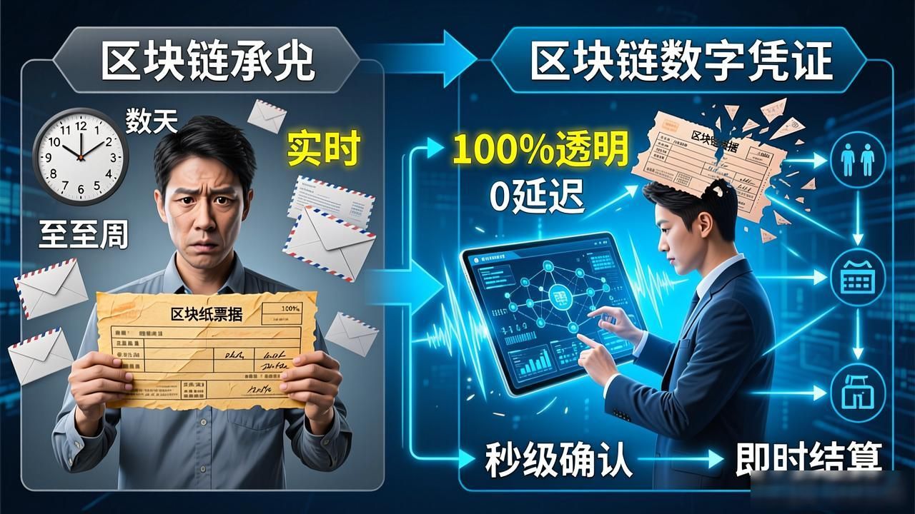 区块链承兑到底是个啥?一图看懂金融新玩法