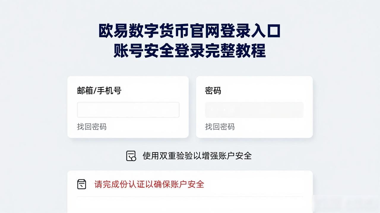 欧易数字货币官网登录入口 账号安全登录完整教程