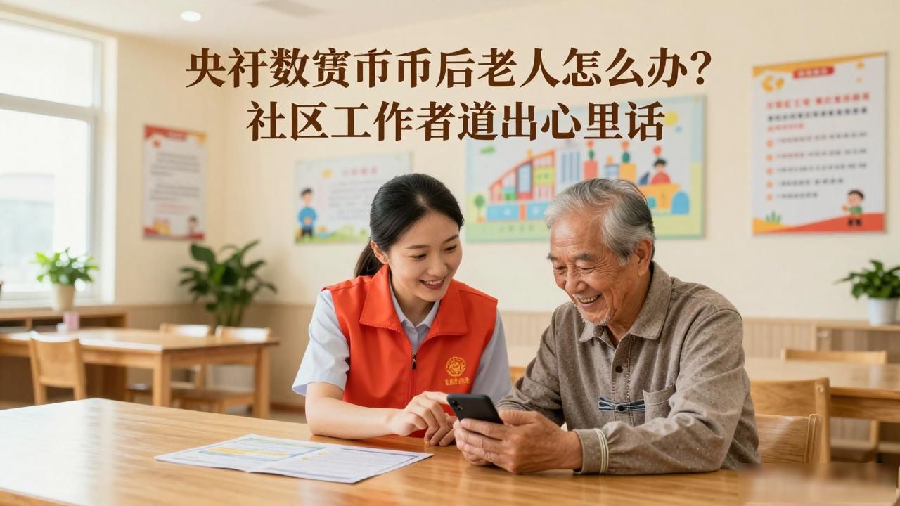 央行数字货币后老人怎么办？社区工作者道出心里话