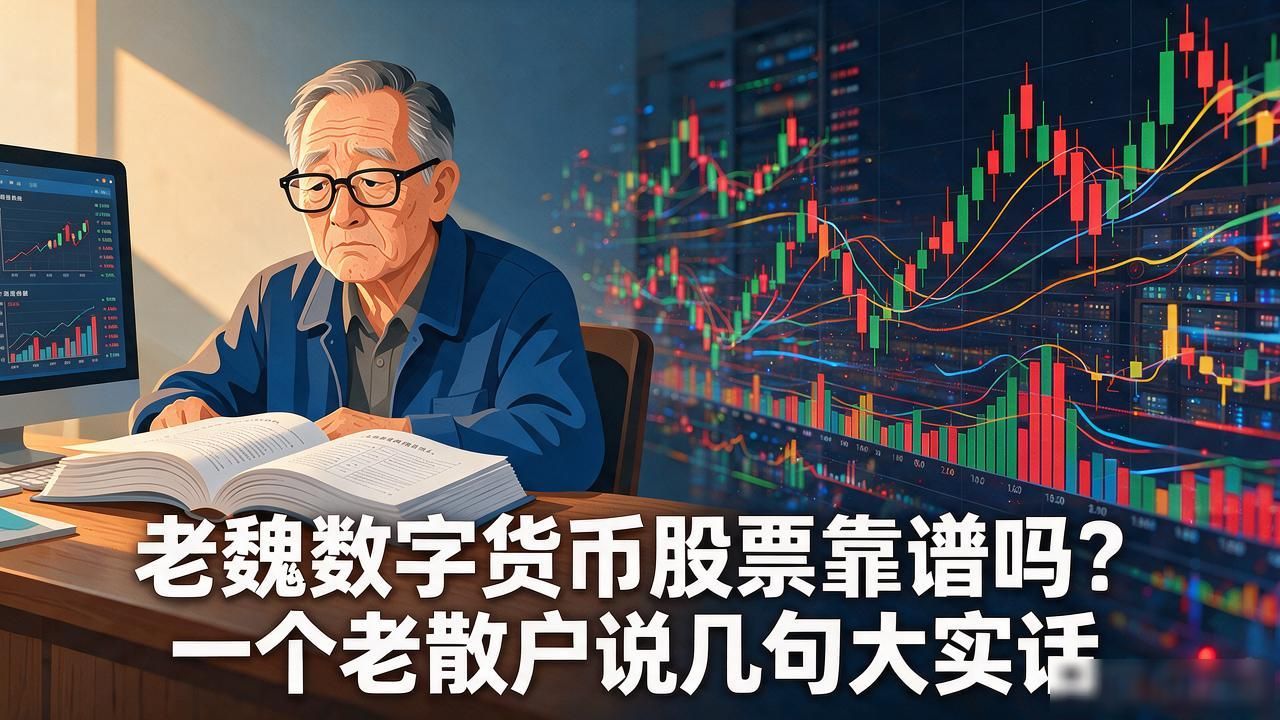老魏数字货币股票靠谱吗？一个老散户说几句大实话