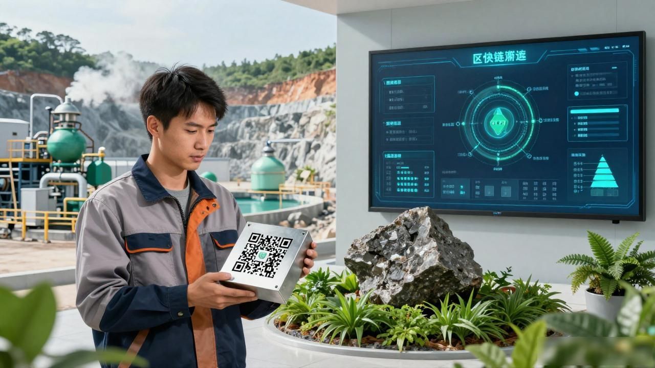 绿色采矿+区块链：让每一克金属都透明可追溯