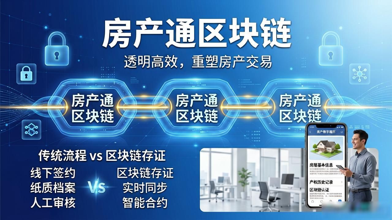 房产通区块链：让买房卖房更透明高效