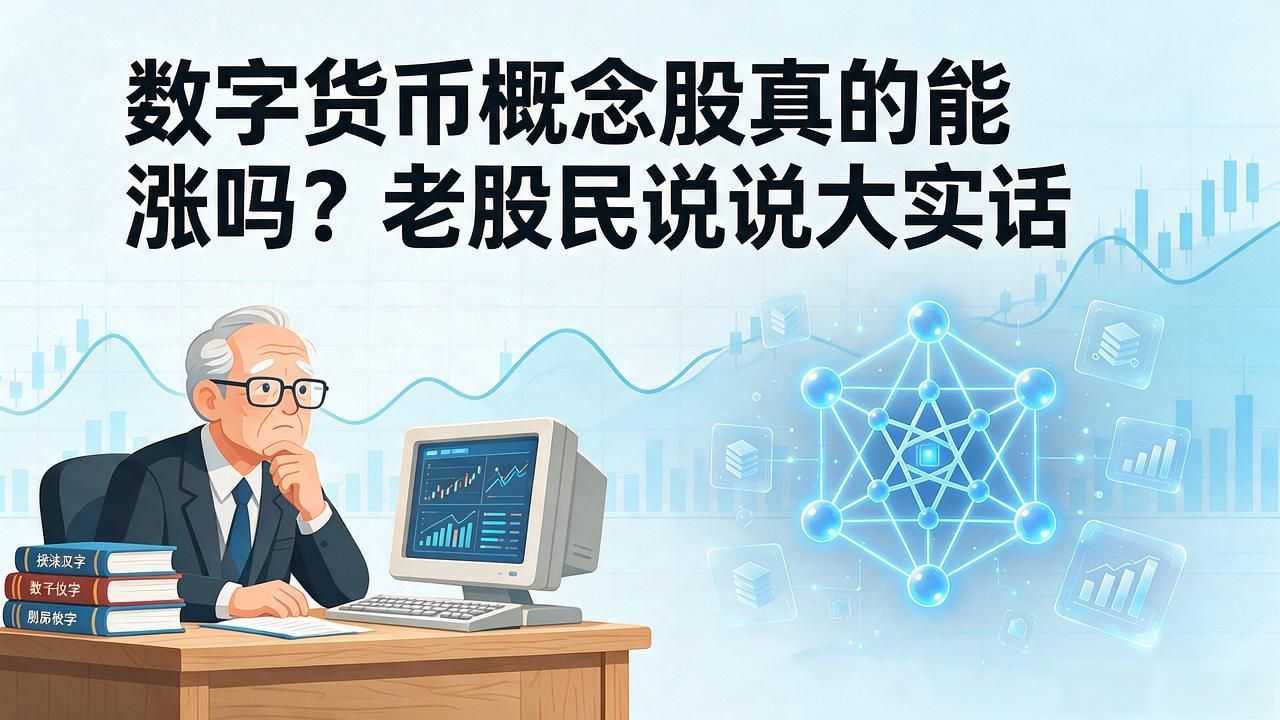 数字货币概念股真的能涨吗？老股民说说大实话