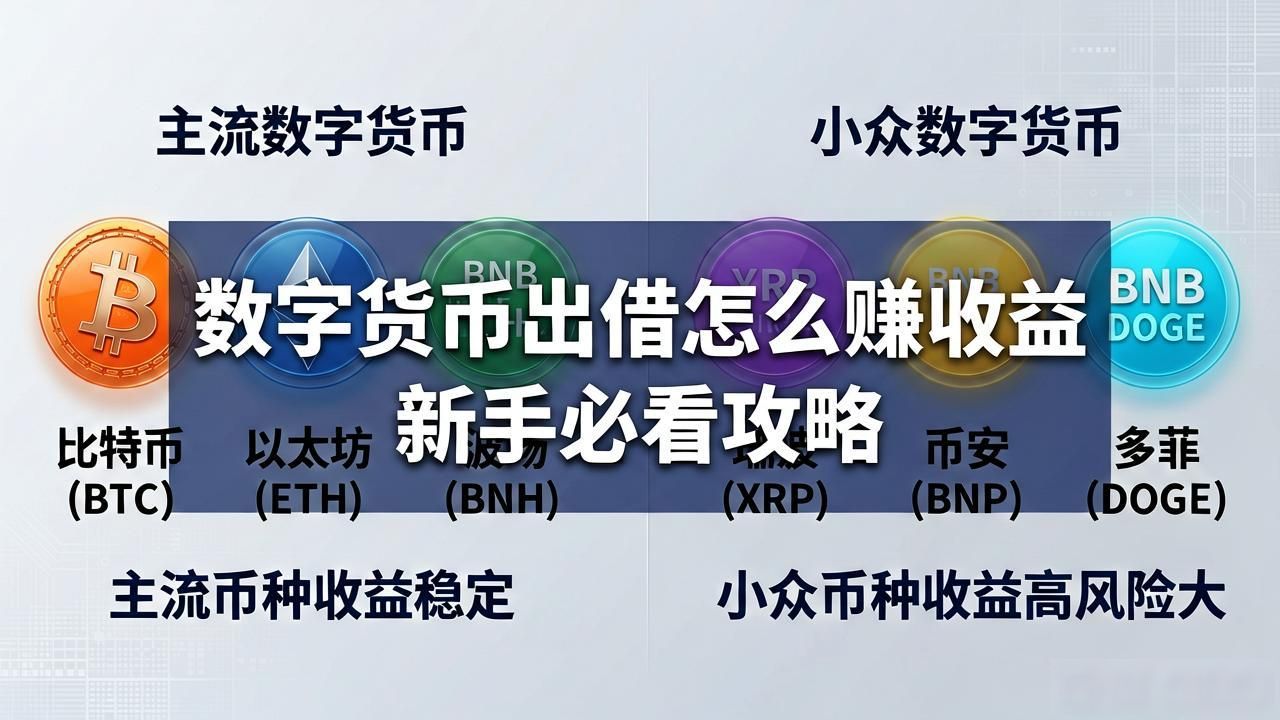 数字货币出借怎么赚收益 新手必看攻略
