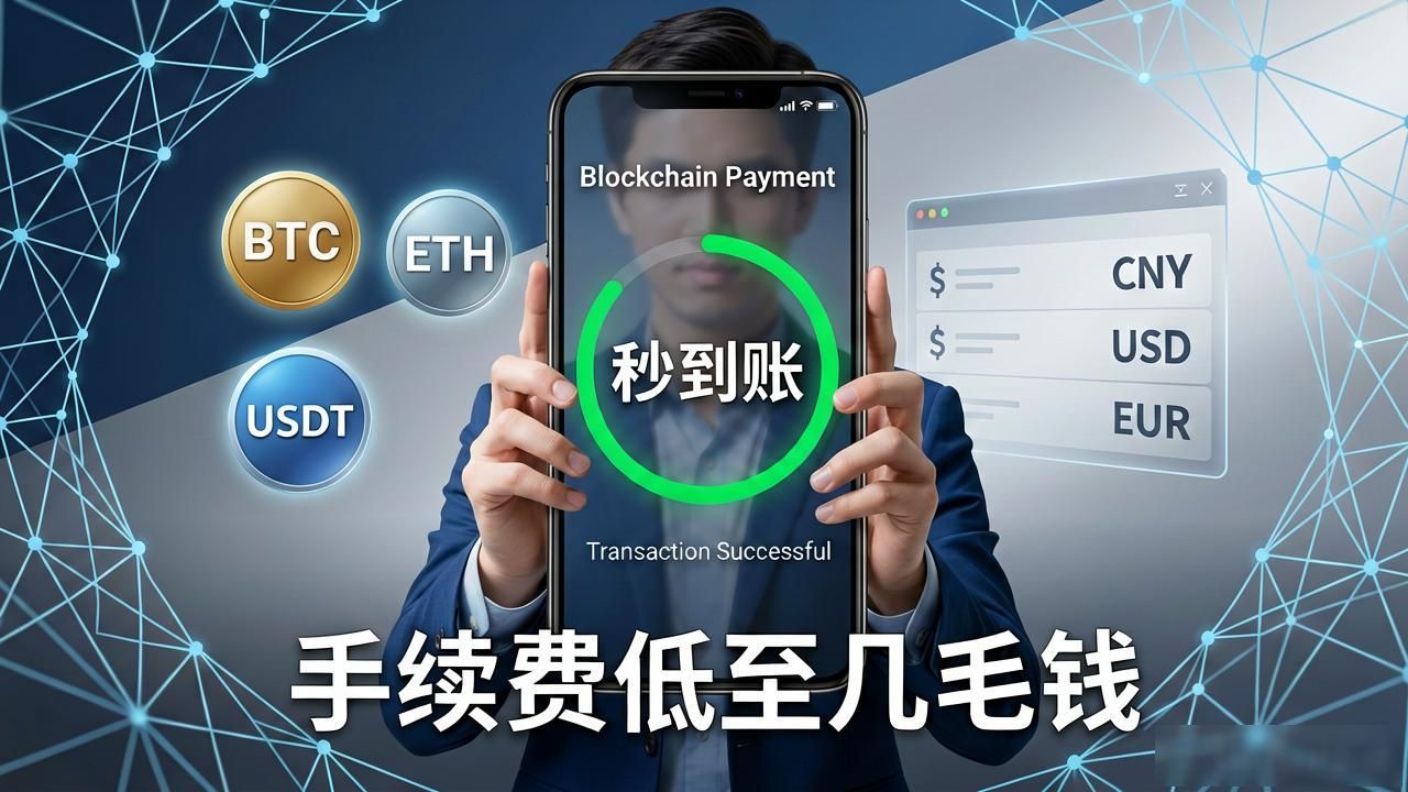 区块链支付应用：跨境汇款秒到账，手续费低至几毛钱