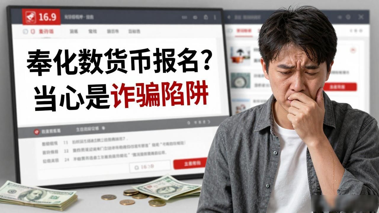奉化数字货币报名？当心是诈骗陷阱