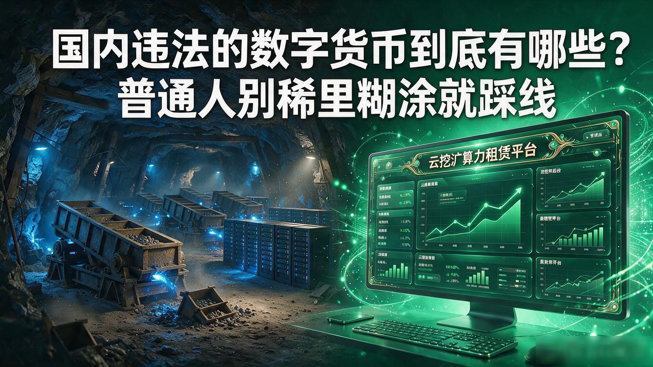 国内违法的数字货币到底有哪些？普通人别稀里糊涂就踩线