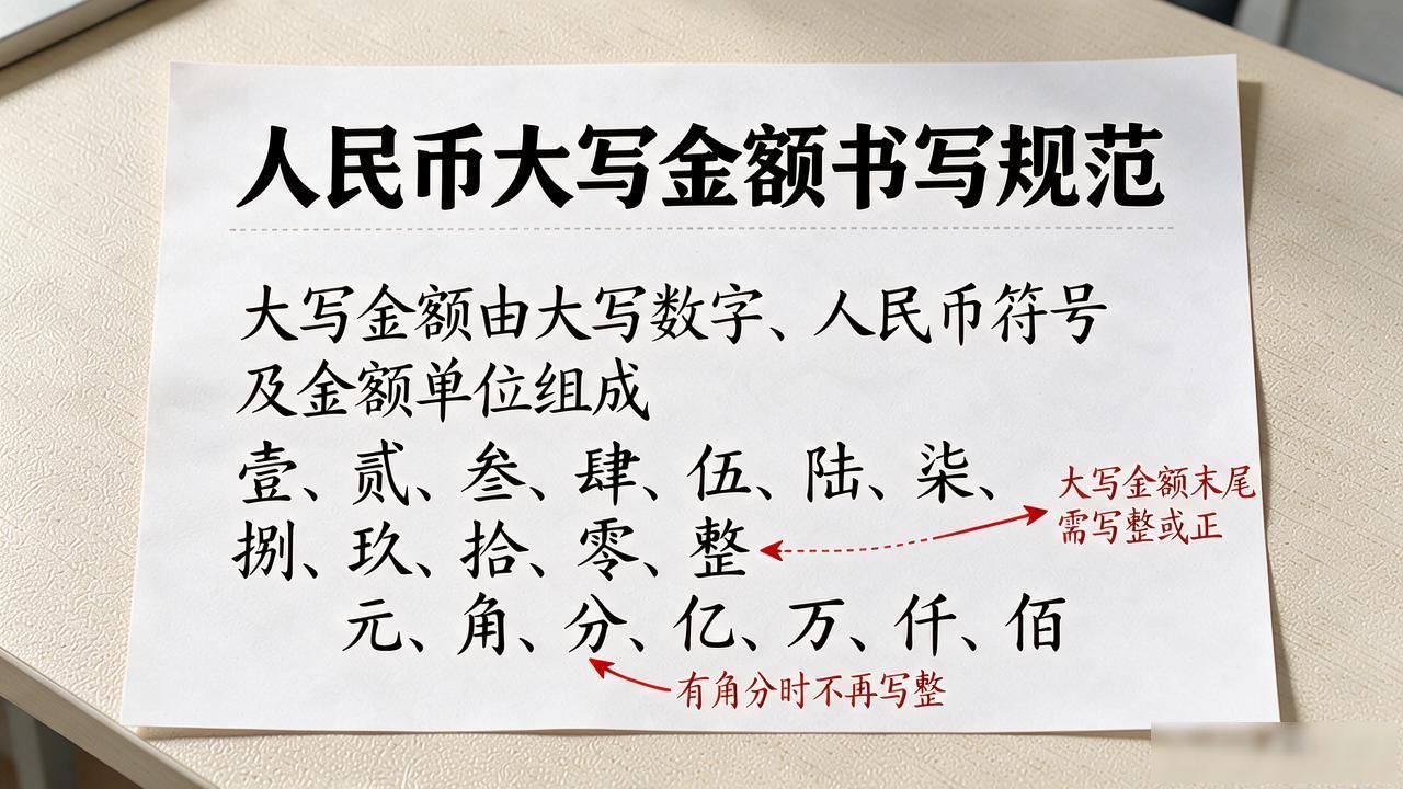 货币数字手写格式怎么写｜财务人务必掌握的规范要点