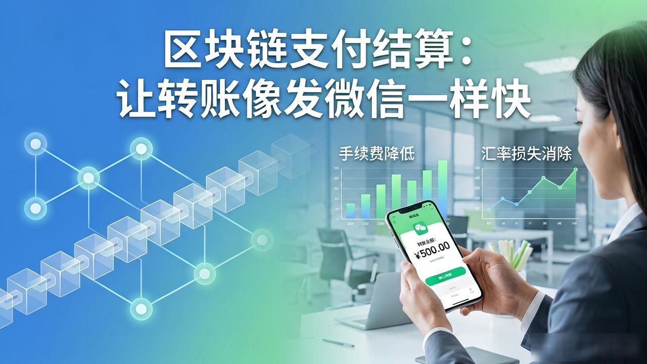 区块链支付结算：让转账像发微信一样快