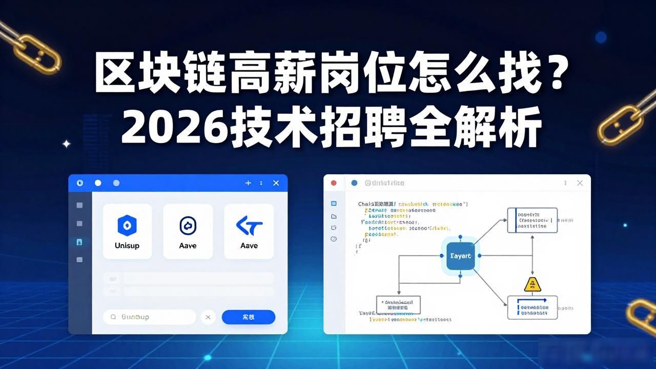 区块链高薪岗位怎么找？2026技术招聘全解析