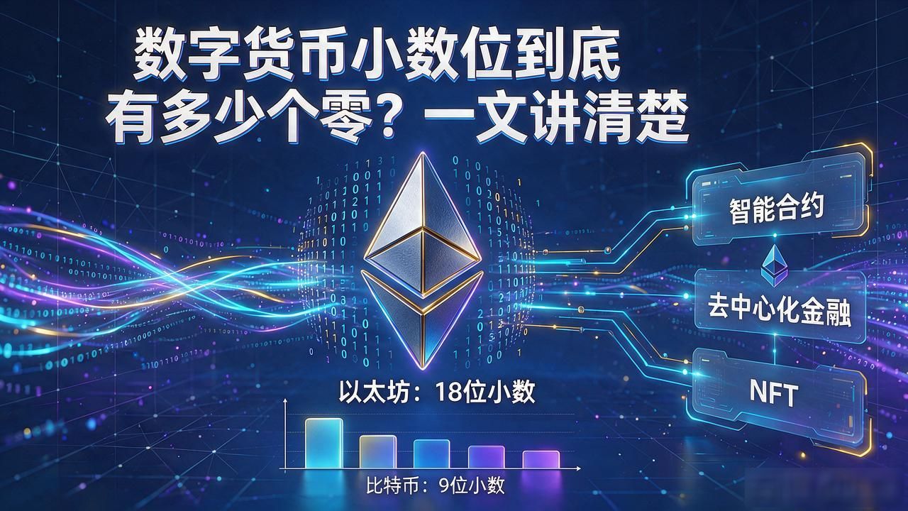 数字货币小数位到底有多少个零？一文讲清楚