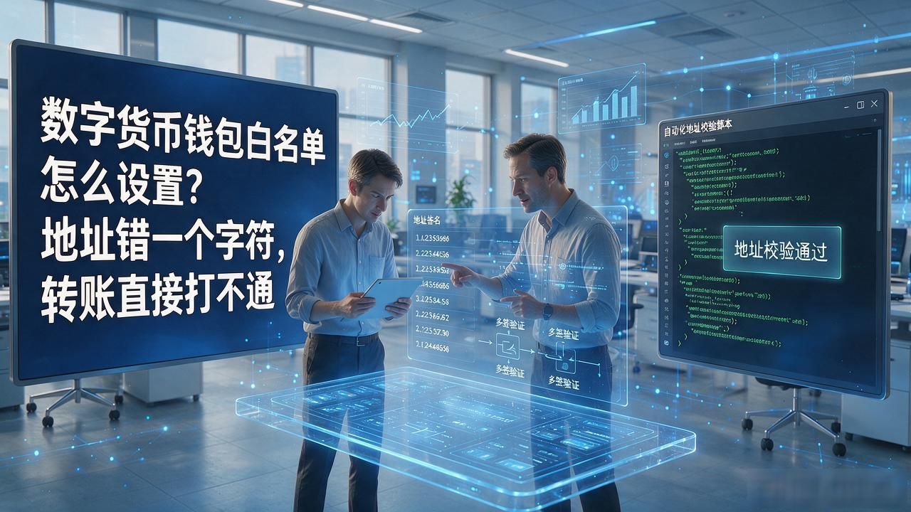 数字货币钱包白名单怎么设置？地址错一个字符，转账直接打不通