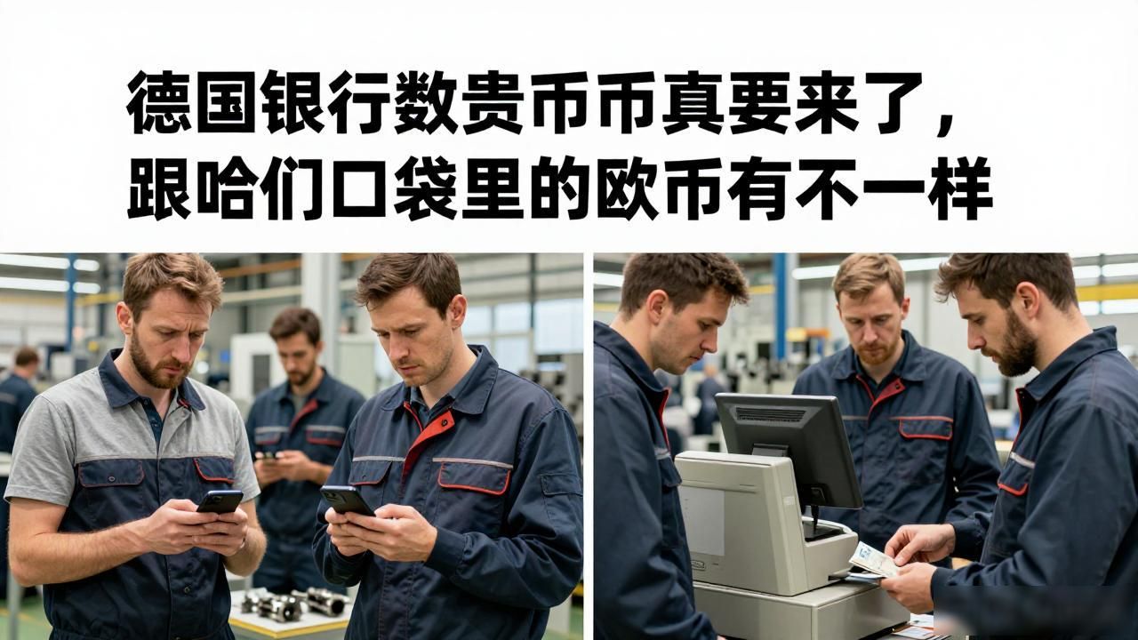 德国银行数字货币真要来了，跟咱们口袋里的欧元有啥不一样