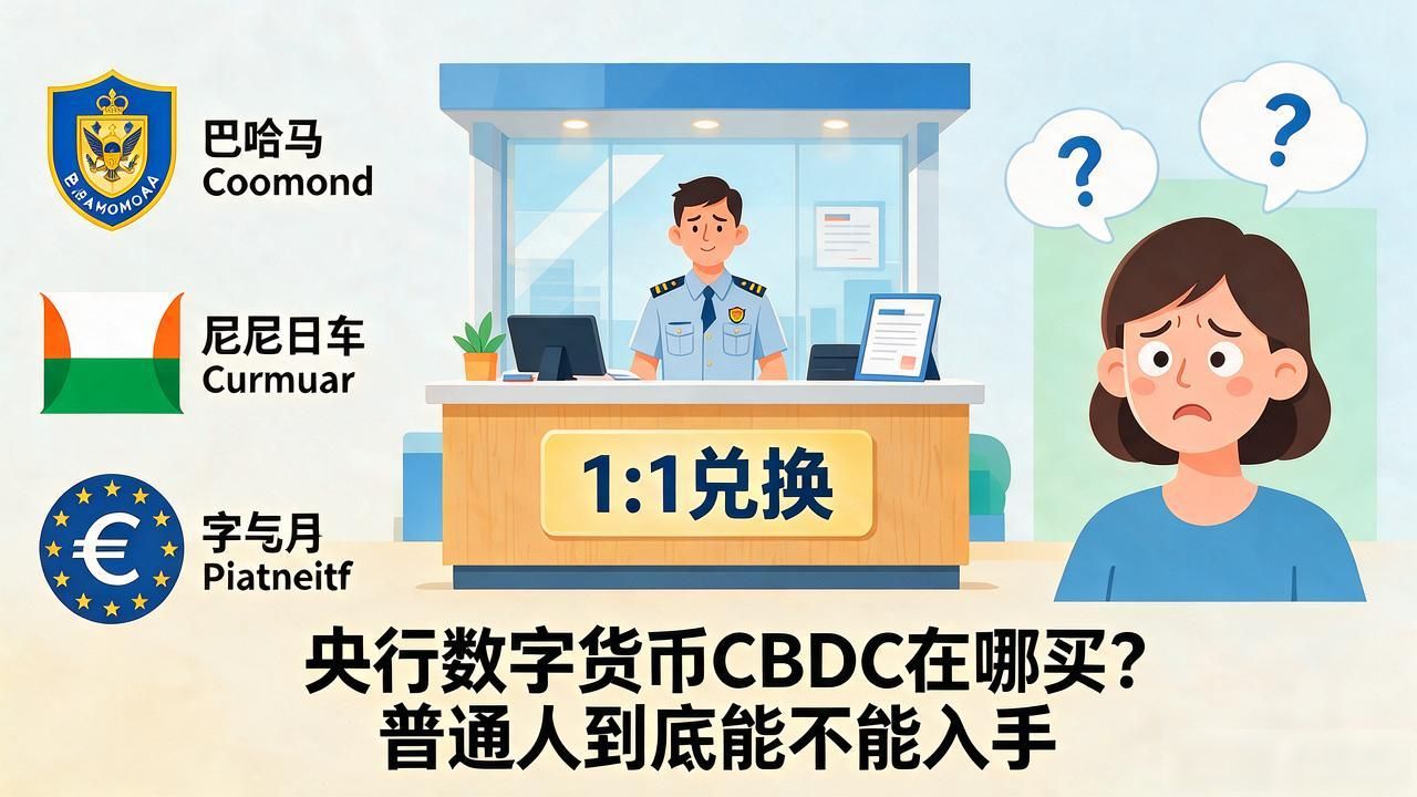 央行数字货币CBDC在哪买？普通人到底能不能入手