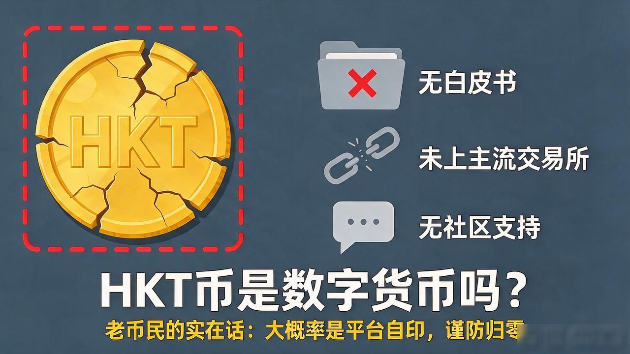 hkt币是数字货币吗？一个老币民的实在话，帮你不踩坑