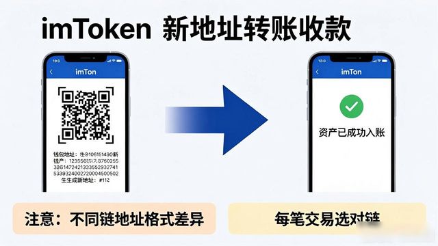 imToken新地址如何转账收款?资金流动原理解答