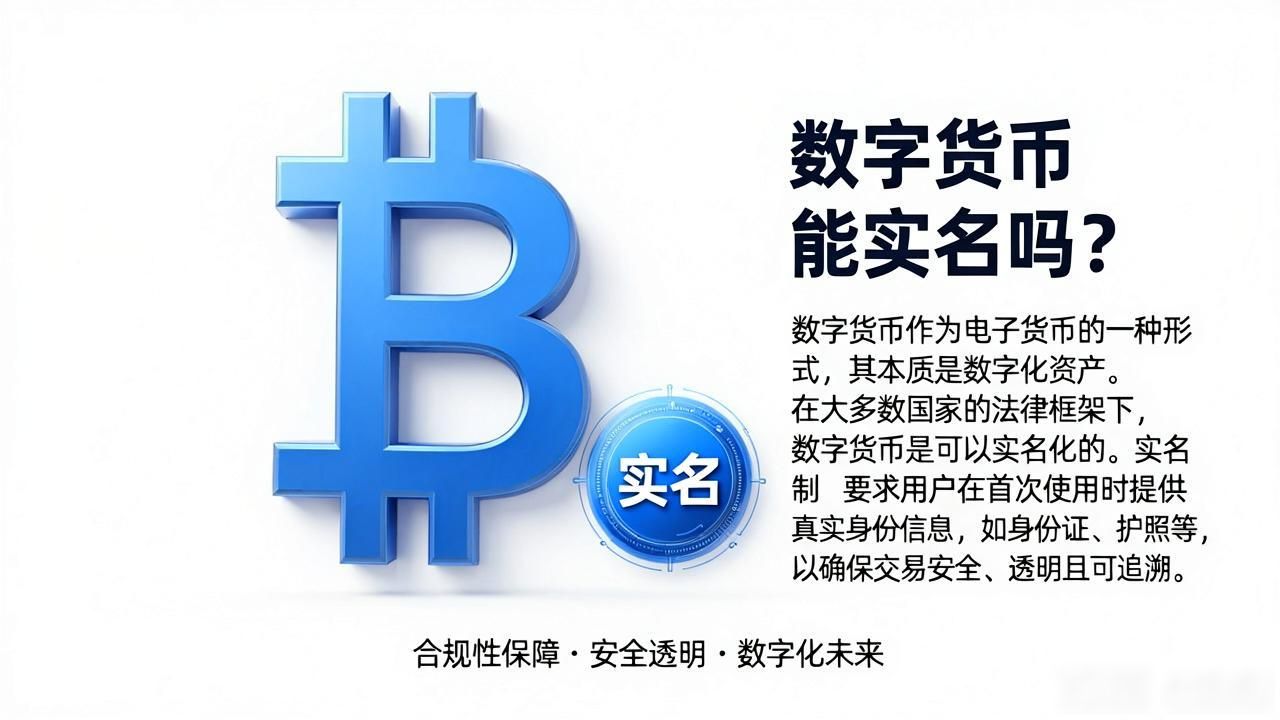 数字货币能实名吗？央行数字人民币已落地