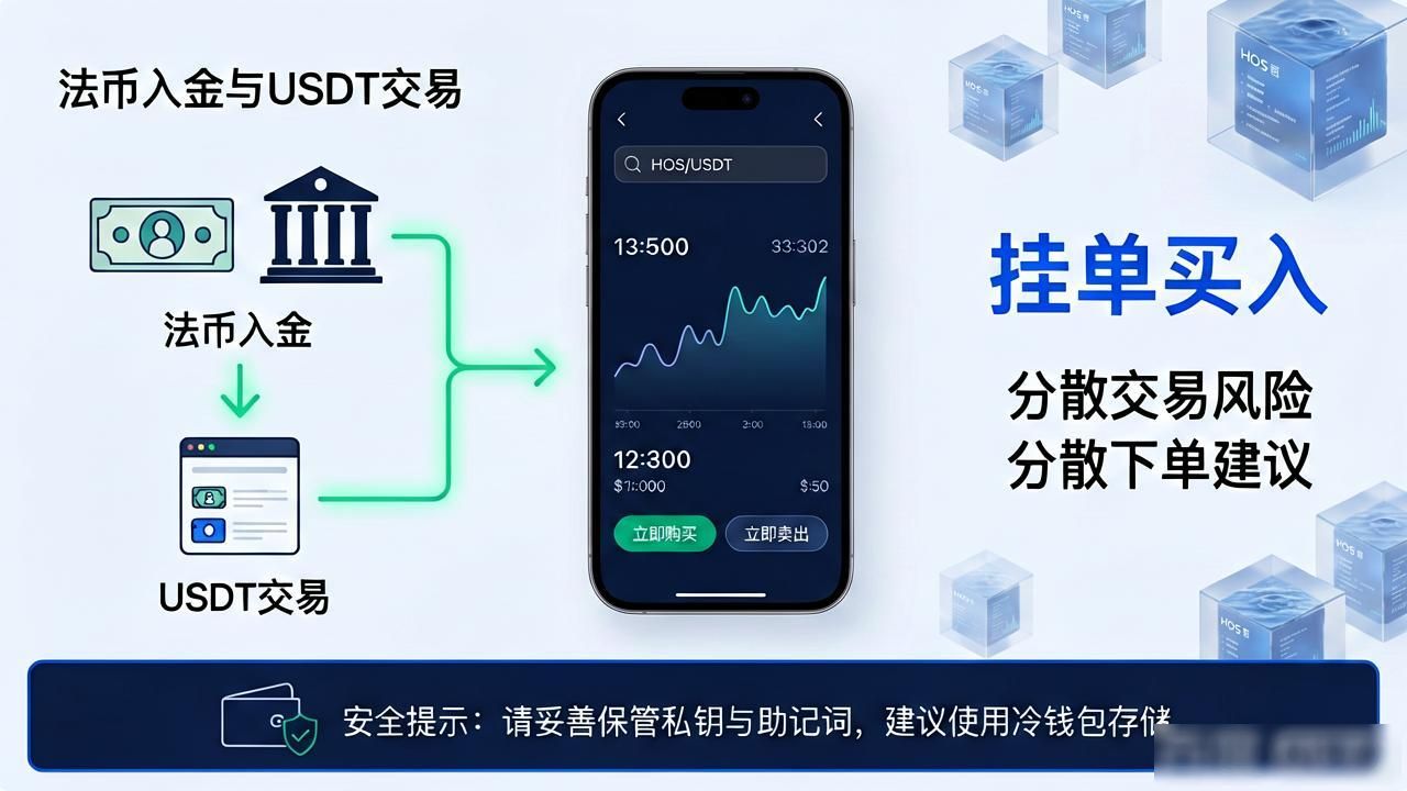 如何快速购买HOS医疗公链数字货币