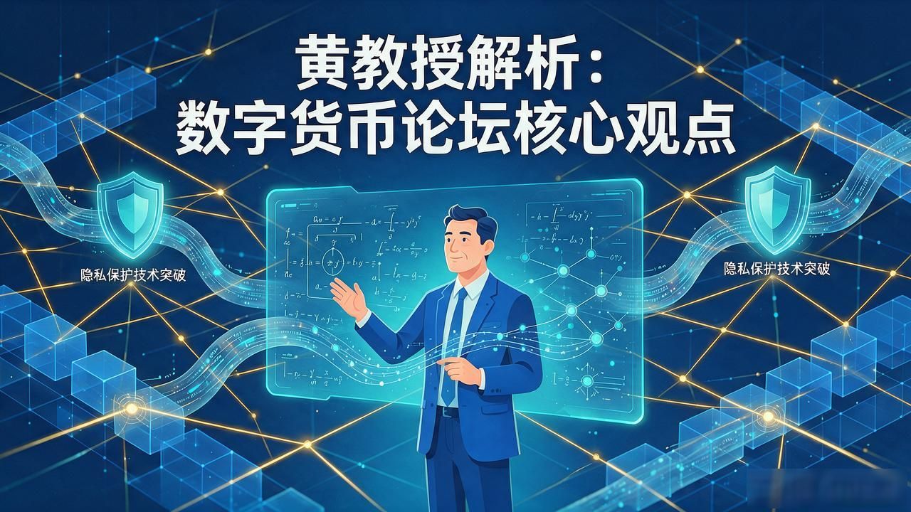 黄教授解析：数字货币论坛核心观点