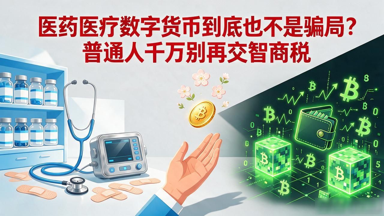 医药医疗数字货币到底是不是骗局？普通人千万别再交智商税