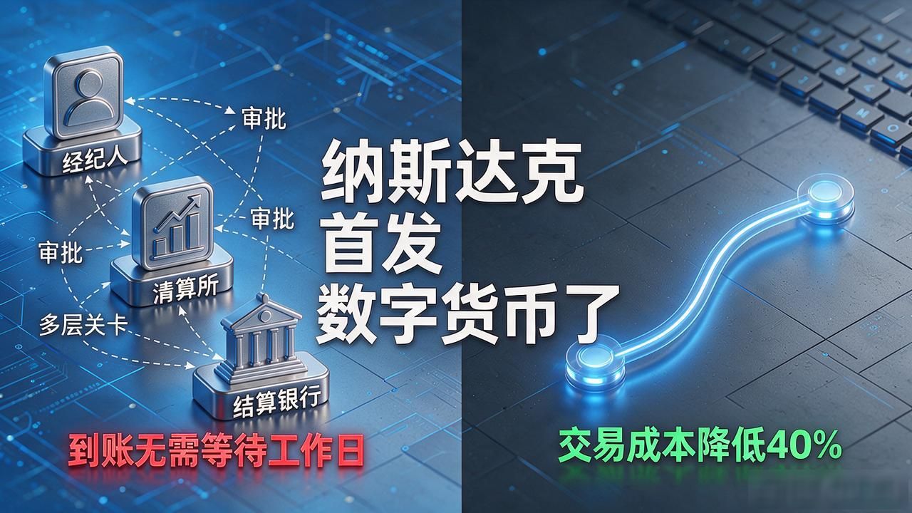 纳斯达克首发数字货币了，老股民和币圈玩家都得重新学玩法
