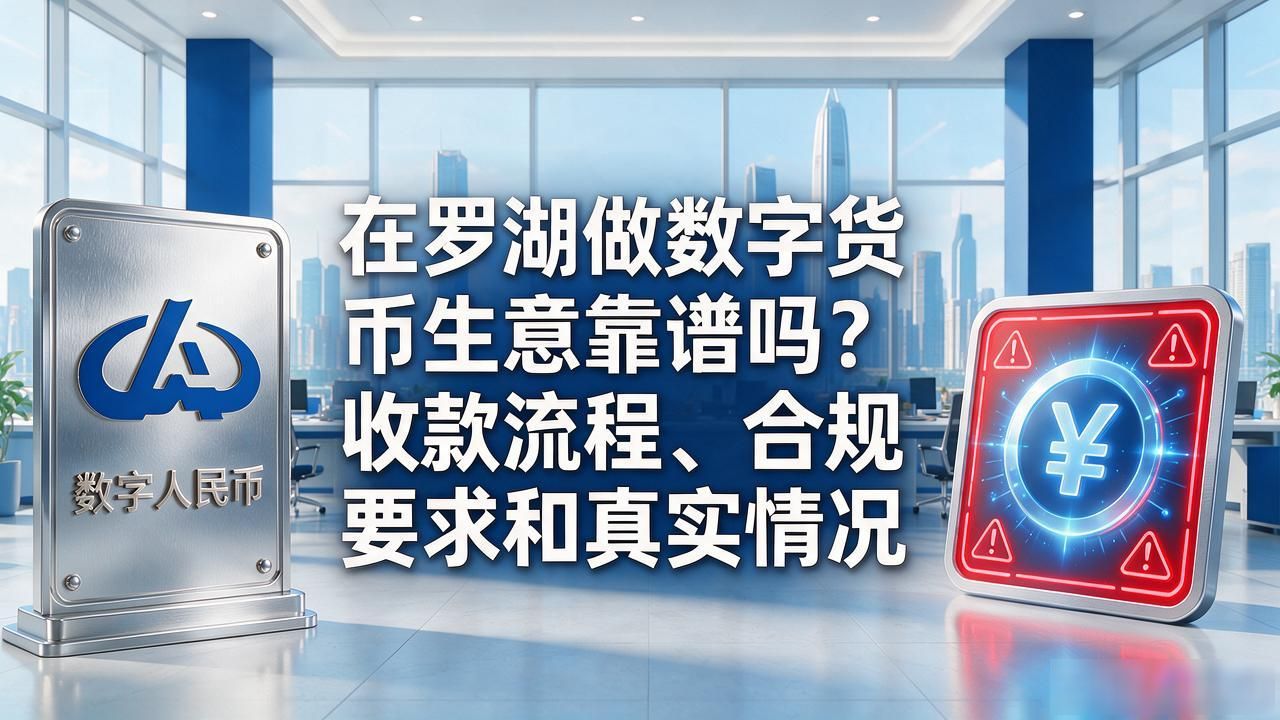 在罗湖做数字货币生意靠谱吗？收款流程、合规要求和真实情况