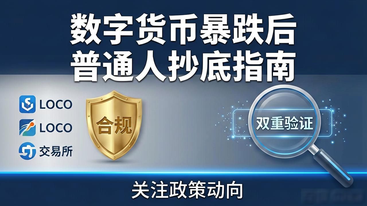 数字货币暴跌后，普通人该怎么抄底？