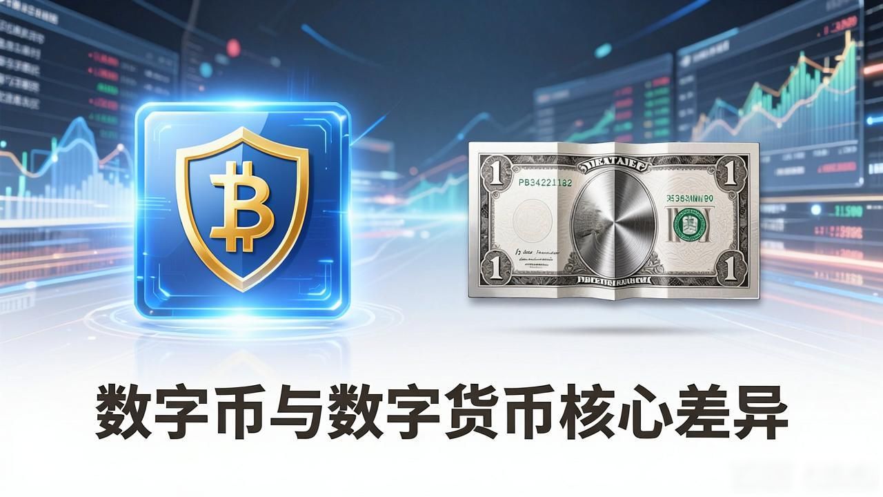 数字币和数字货币区别大揭秘，一文帮你搞懂核心差异