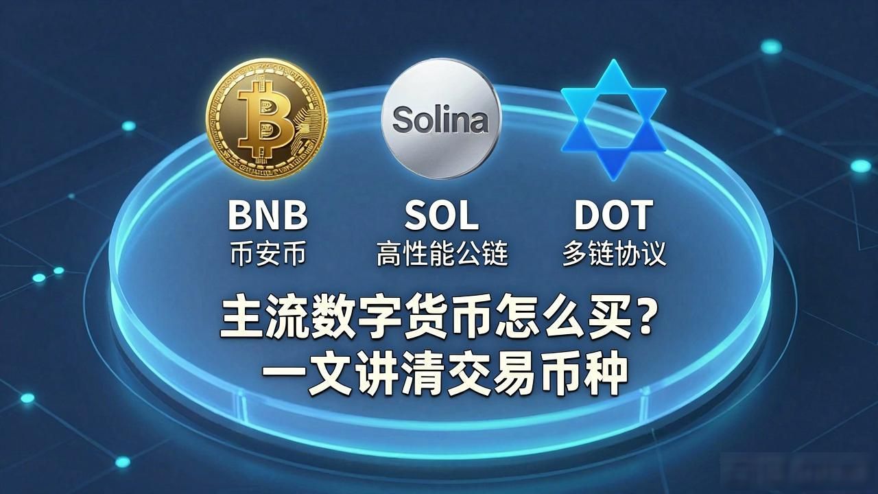 主流数字货币怎么买？一文讲清交易币种