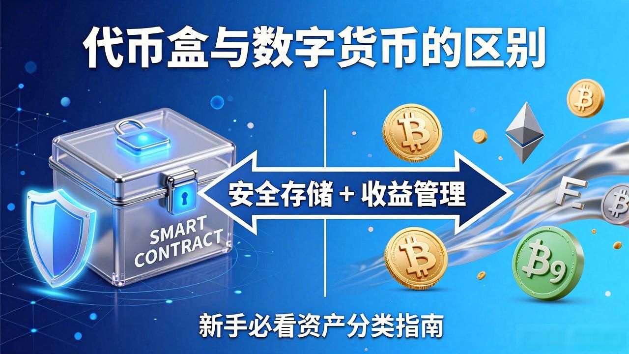 代币盒与数字货币到底有啥区别?新手必看的资产分类指南
