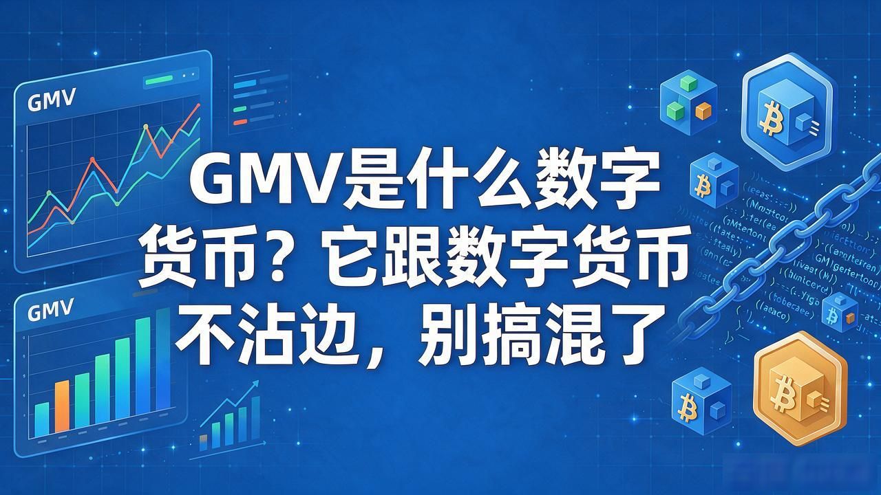 GMV是什么数字货币？它跟数字货币不沾边，别搞混了