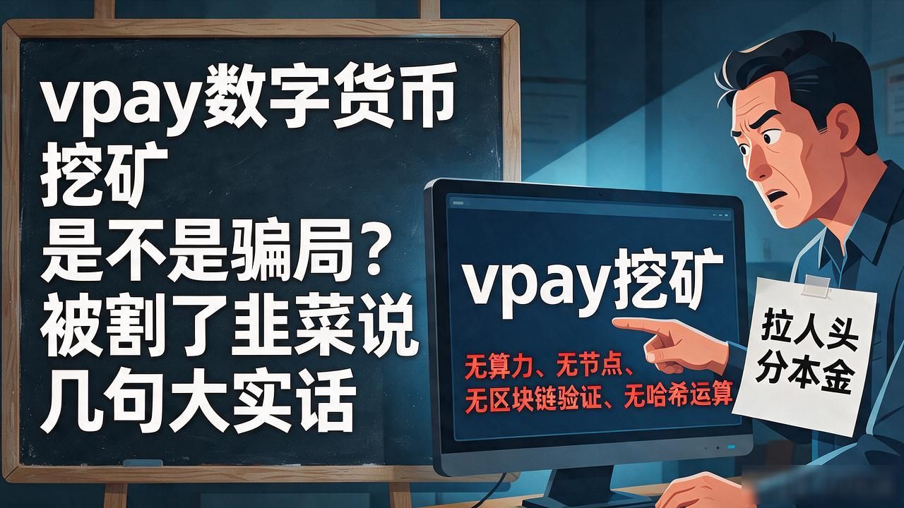 vpay数字货币挖矿是不是骗局？被割了韭菜说几句大实话
