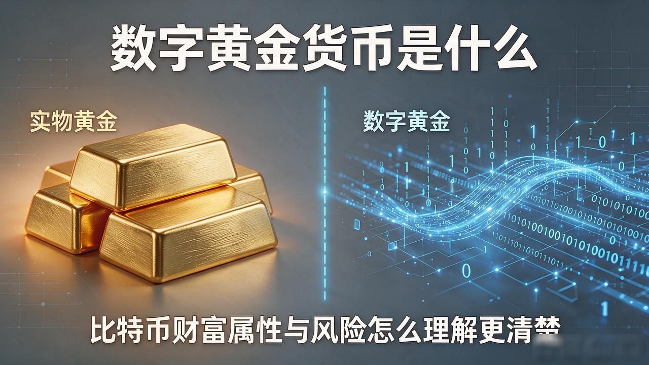数字黄金货币是什么 比特币财富属性与风险怎么理解更清楚