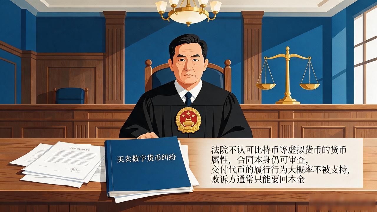 买卖数字货币纠纷，法院到底管不管