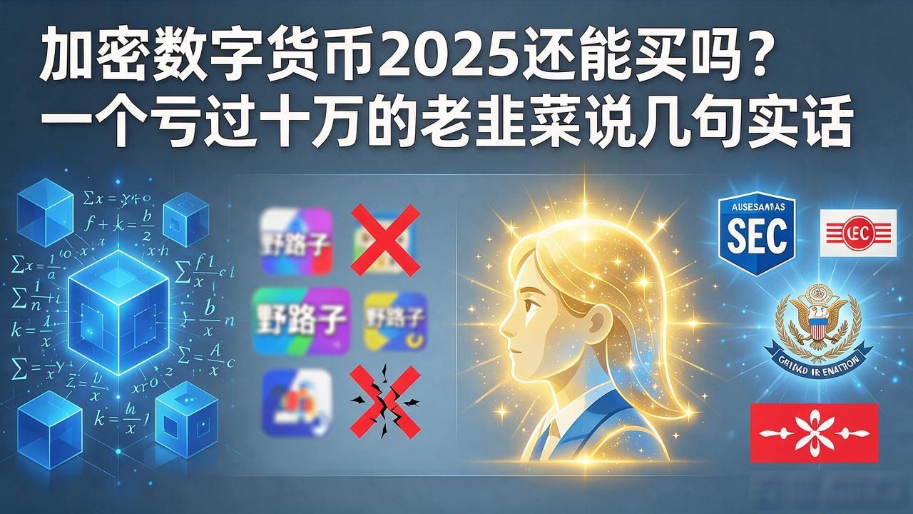 加密数字货币2025还能买吗？一个亏过十万的老韭菜说几句实话
