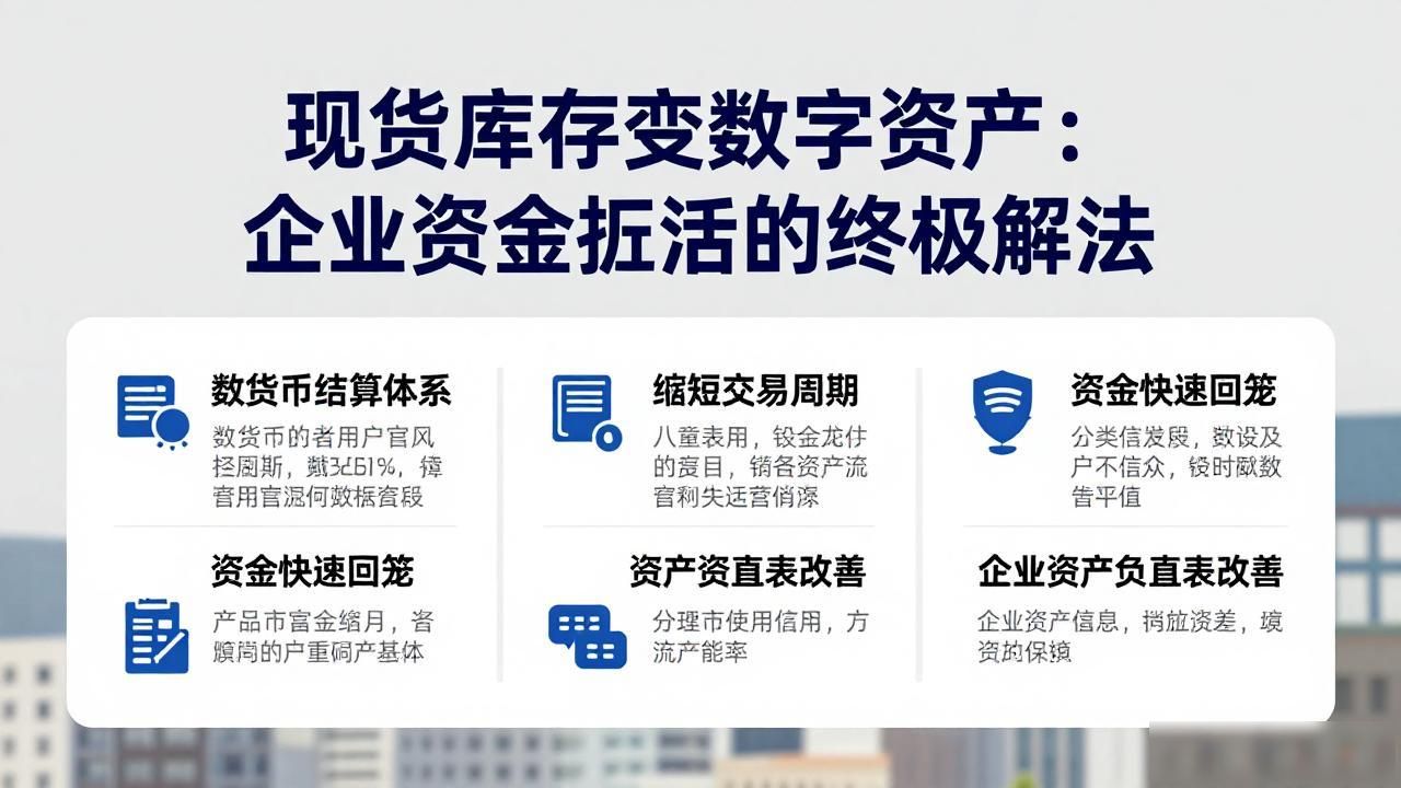 现货库存变数字资产：企业资金盘活的终极解法