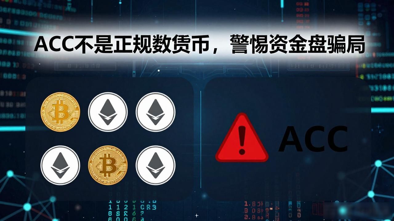 ACC不是正规数字货币，警惕资金盘骗局