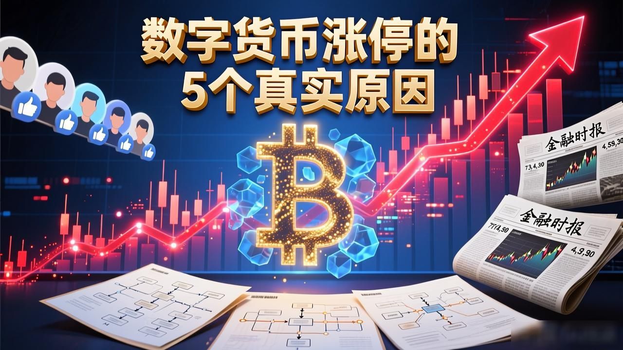 数字货币涨停的5个真实原因，一文看懂市场炒作逻辑