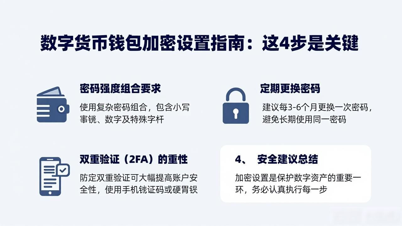 数字货币钱包加密设置指南：这4步是关键
