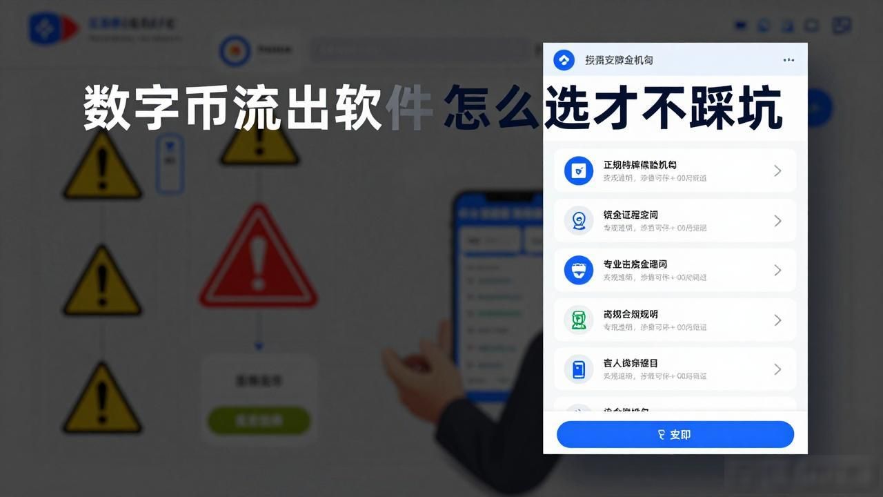 数字货币流出软件怎么选才不踩坑