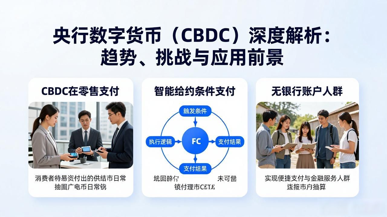 央行数字货币（CBDC）深度解析：趋势、挑战与应用前景