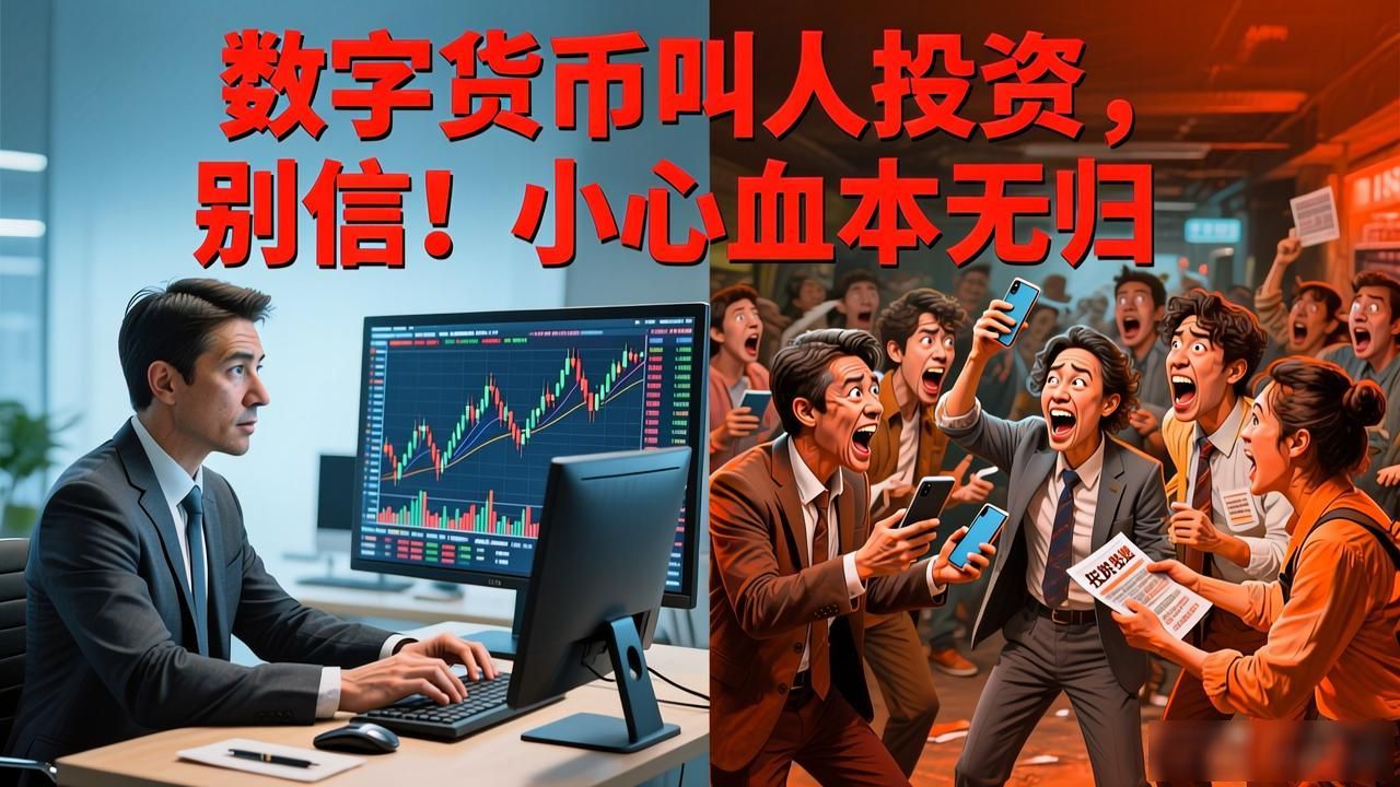 数字货币叫人投资,别信!小心血本无归