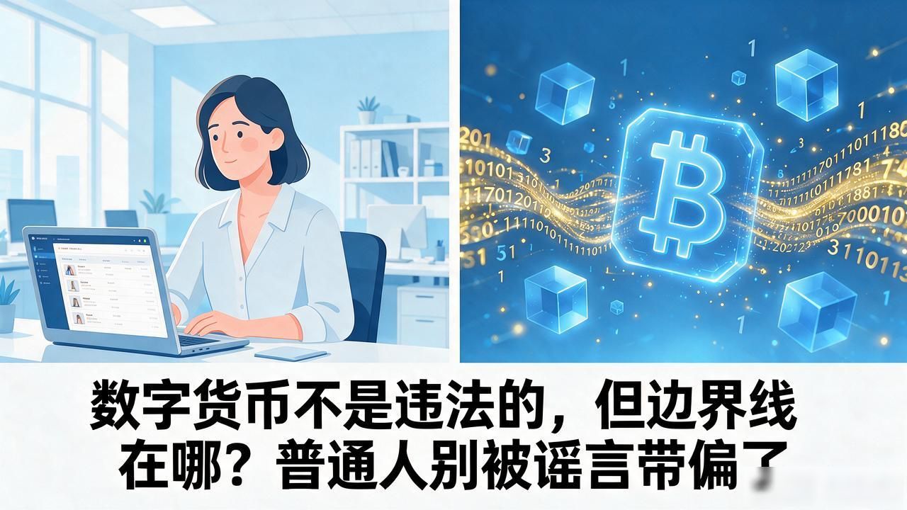 数字货币不是违法的，但边界线在哪？普通人别被谣言带偏了