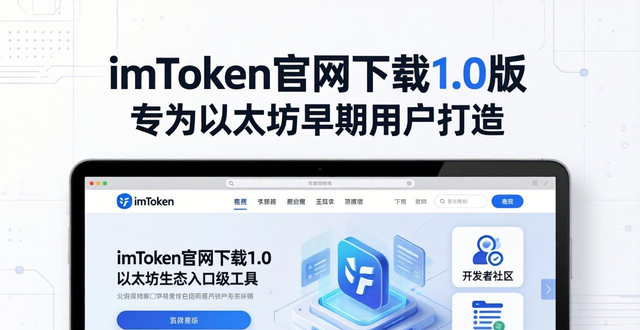imToken官网下载1.0版 专为以太坊早期用户打造
