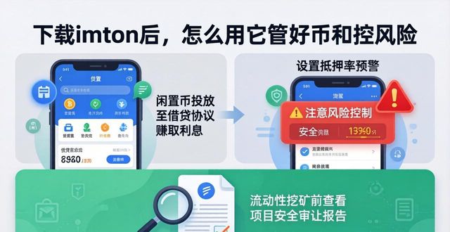 下载imToken后，怎么用它管好币和控风险