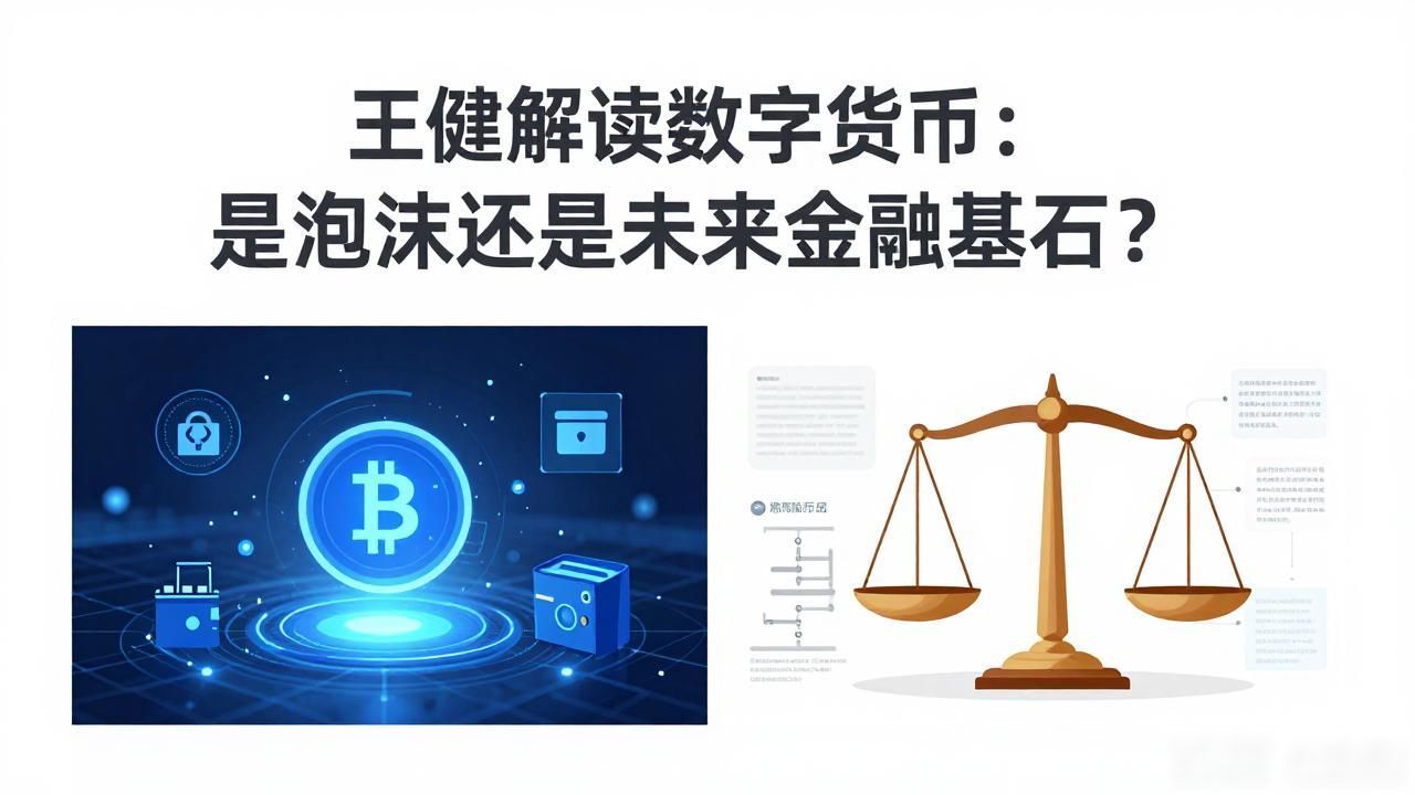 王健解读数字货币:是泡沫还是未来金融基石?